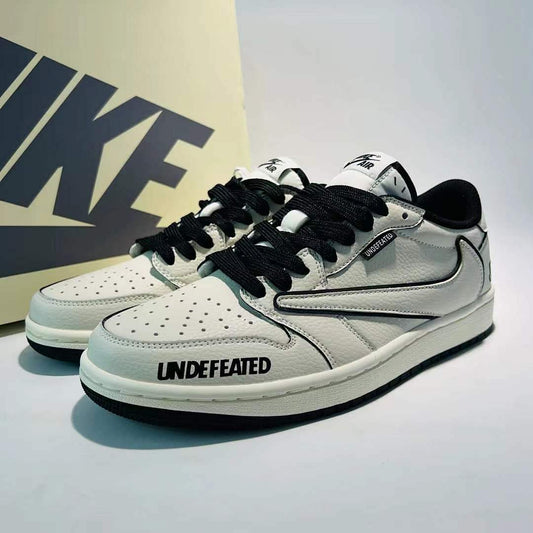 Nike Air Jordan 1 Low Undefeated White Black