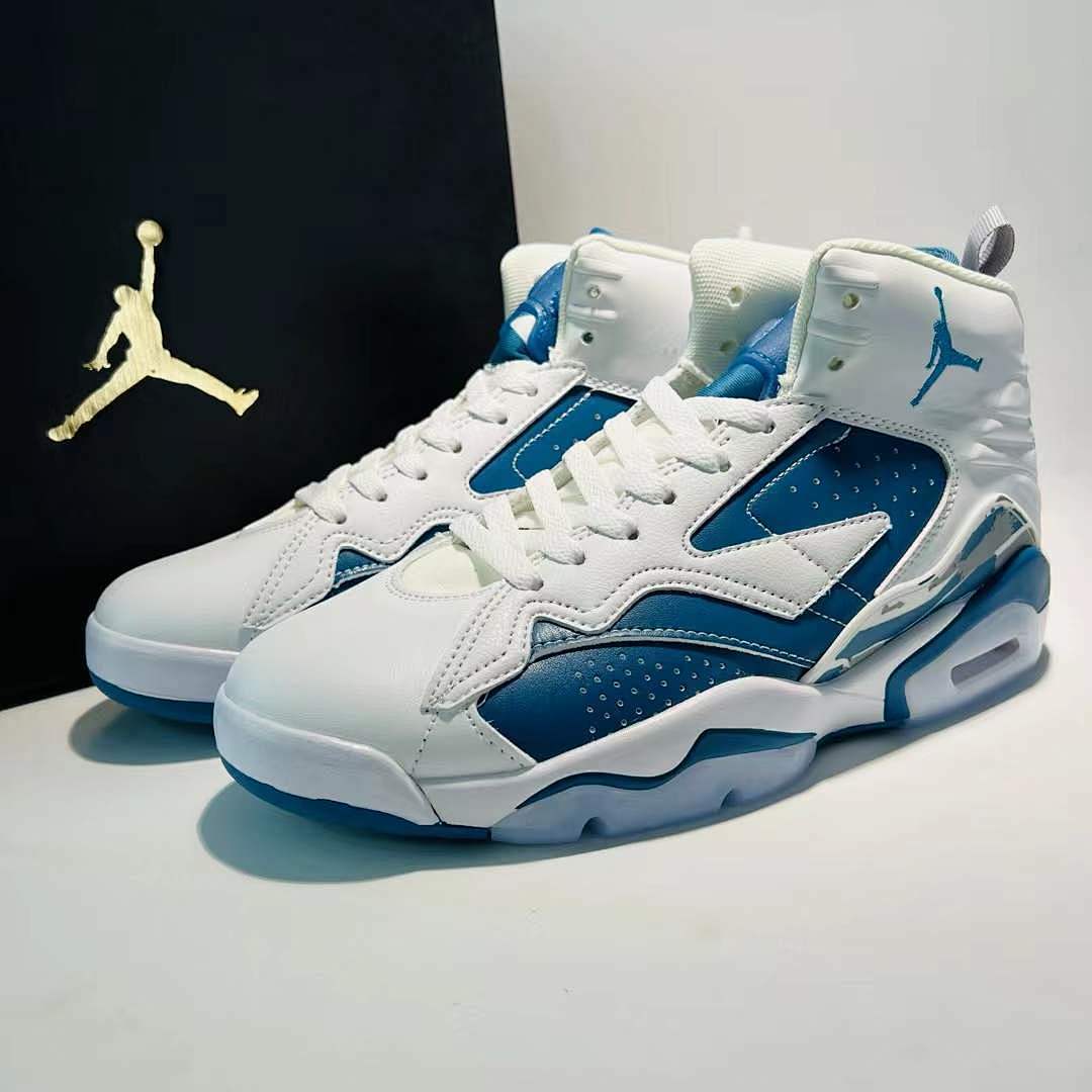 Nike Jordan Flight Club 91 White French Blue Men's Basketball Sneakers (SKU: DN8005-101)