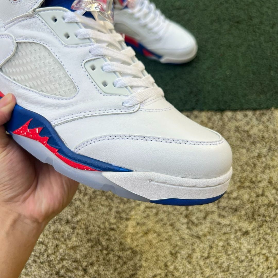 Air Jordan 5 Retro PE White Red Blue 32