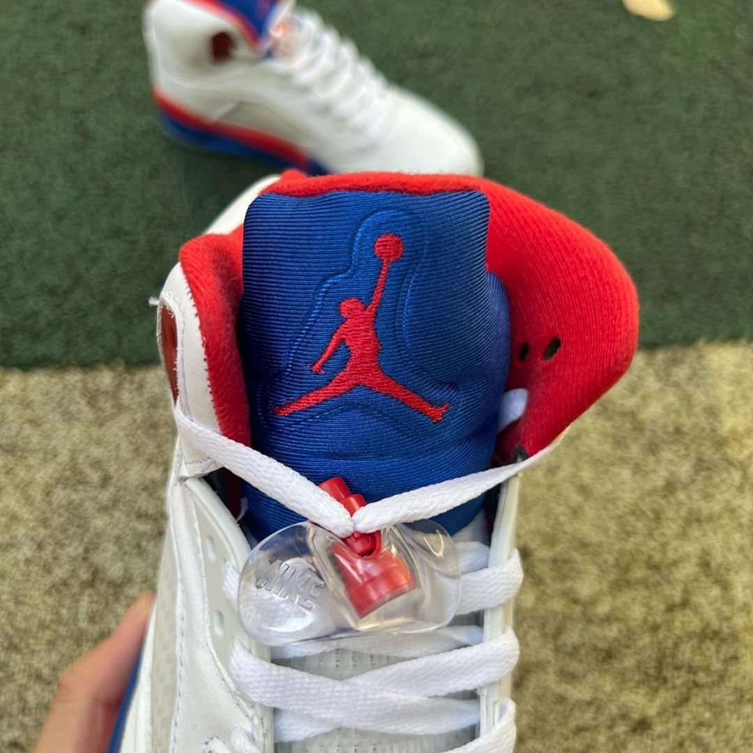 Air Jordan 5 Retro PE White Red Blue 32