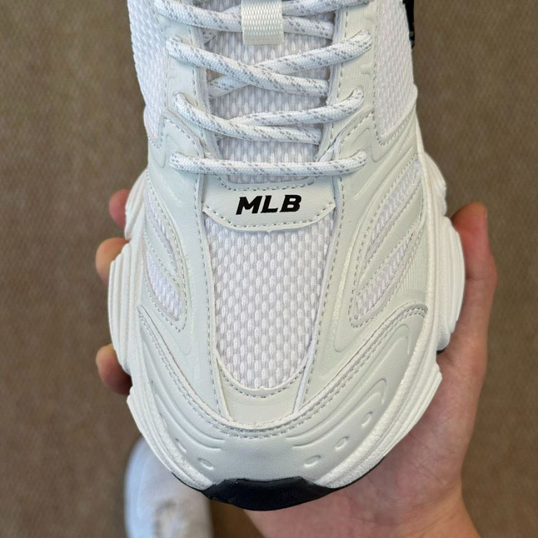 MLB Chunky Liner Shoes LA Dodgers White 3ASXCA13N-50WHS