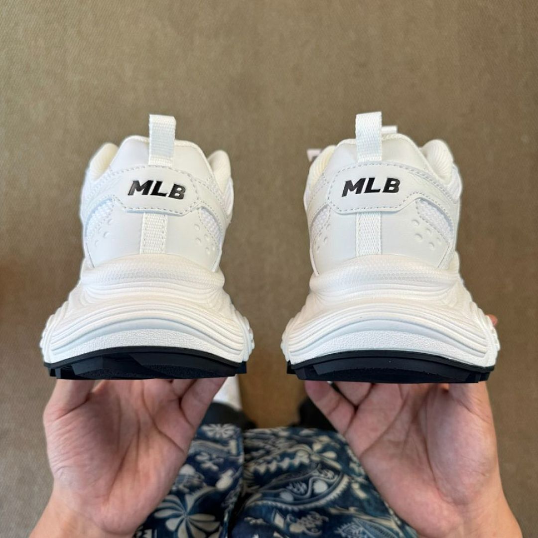 MLB Chunky Liner Shoes LA Dodgers White 3ASXCA13N-50WHS