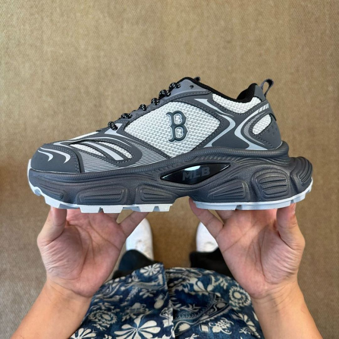 MLB Chunky Liner Training Shoes Boston Red Sox Grey