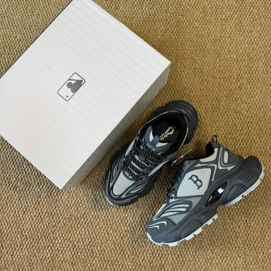 MLB Chunky Liner Training Shoes Boston Red Sox Grey
