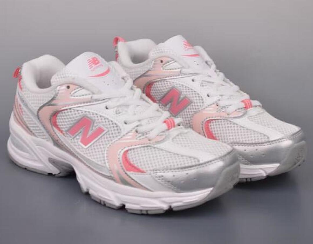 New Balance 530 White Pink Silver Metallic Running Shoes Sneakers (MR530TA / WS530TA) Retro Y2K Athletic Trainers for Men Women