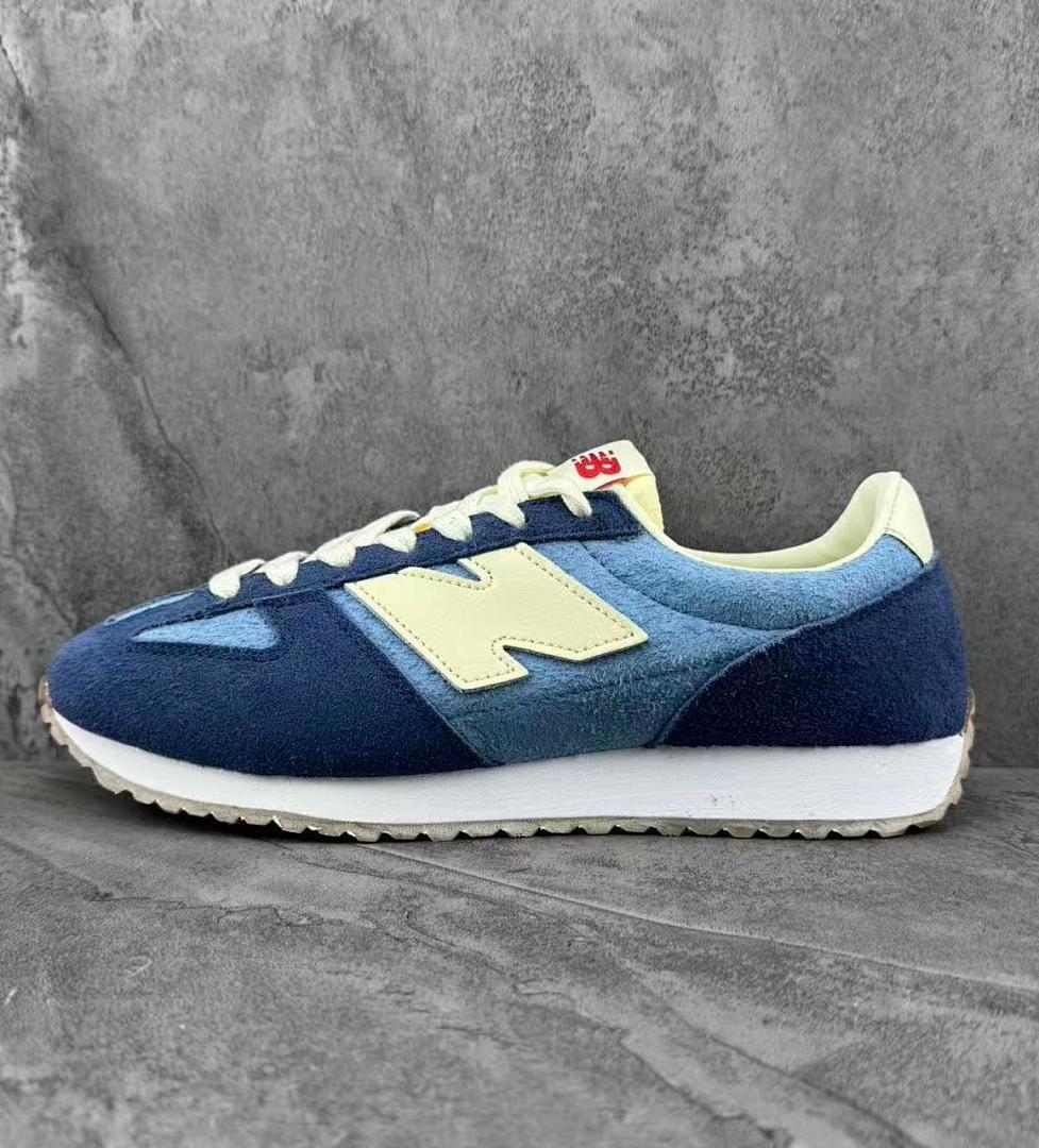 New Balance 237 Team Navy Bright Lapis Sea Salt Unisex Lifestyle Suede Sneakers MS237AB