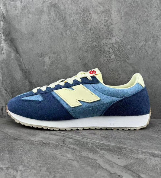 New Balance 237 Team Navy Bright Lapis Sea Salt Unisex Lifestyle Suede Sneakers MS237AB