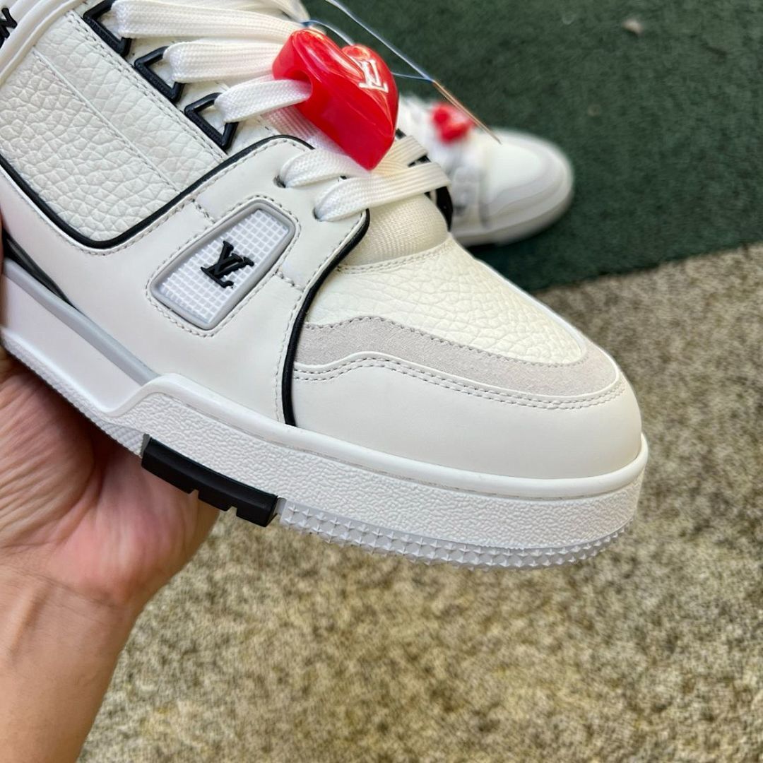 Louis Vuitton LV Trainer Sneaker White and Black