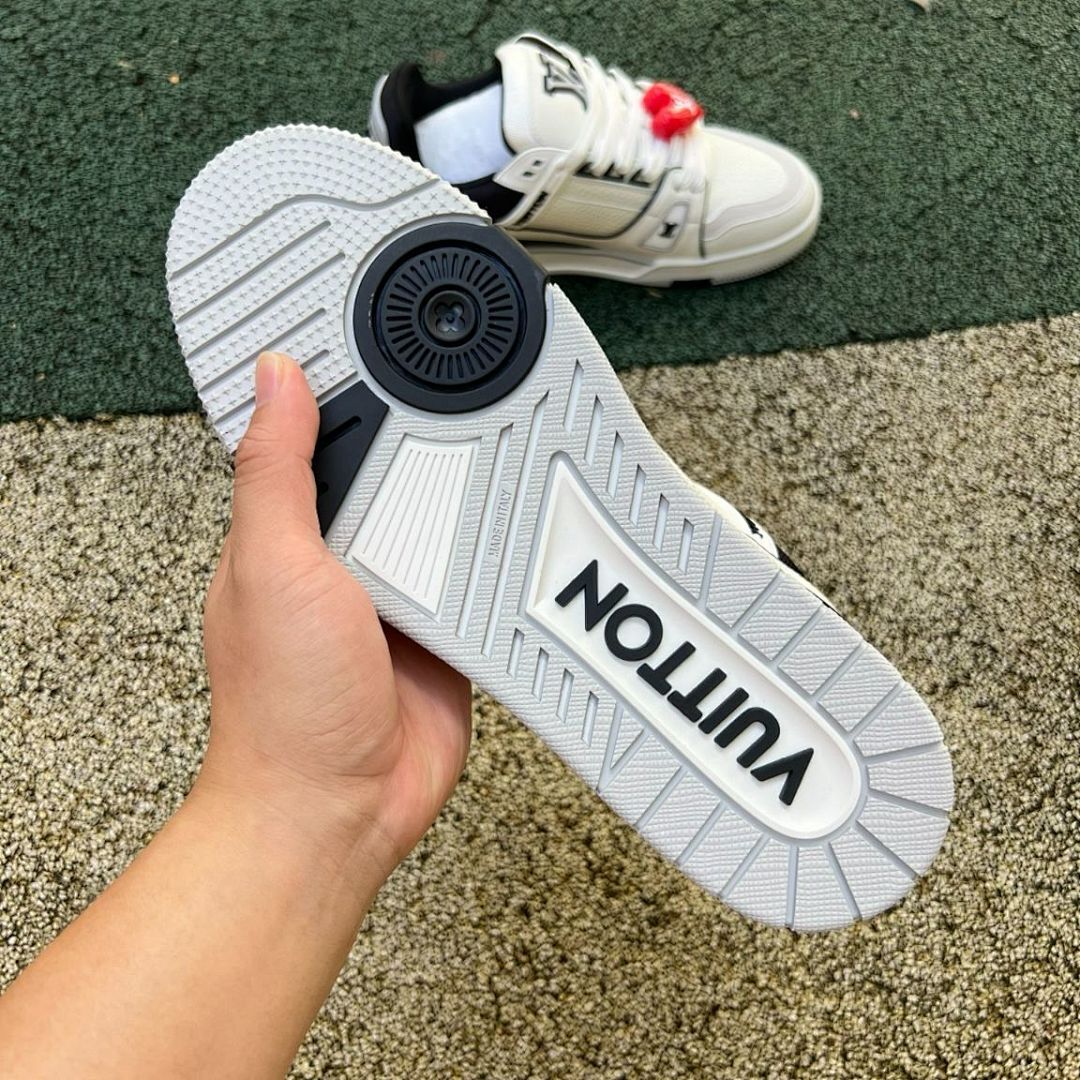 Louis Vuitton LV Trainer Sneaker White and Black