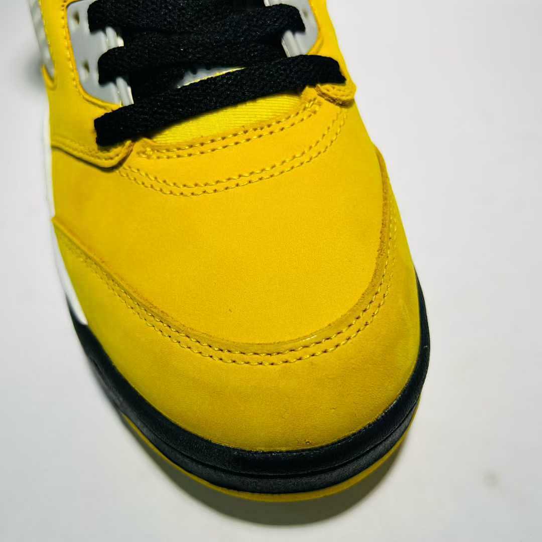 Air Jordan 5 Retro SP Michigan Amarillo Yellow Men's Basketball Shoes Sneakers CQ9541-704