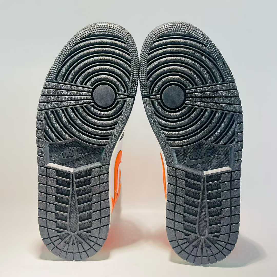 Air Jordan 1 Mid "Starfish" Black White Orange DQ8426-000 Men's Women's Lifestyle Casual Basketball Sneakers Shoes