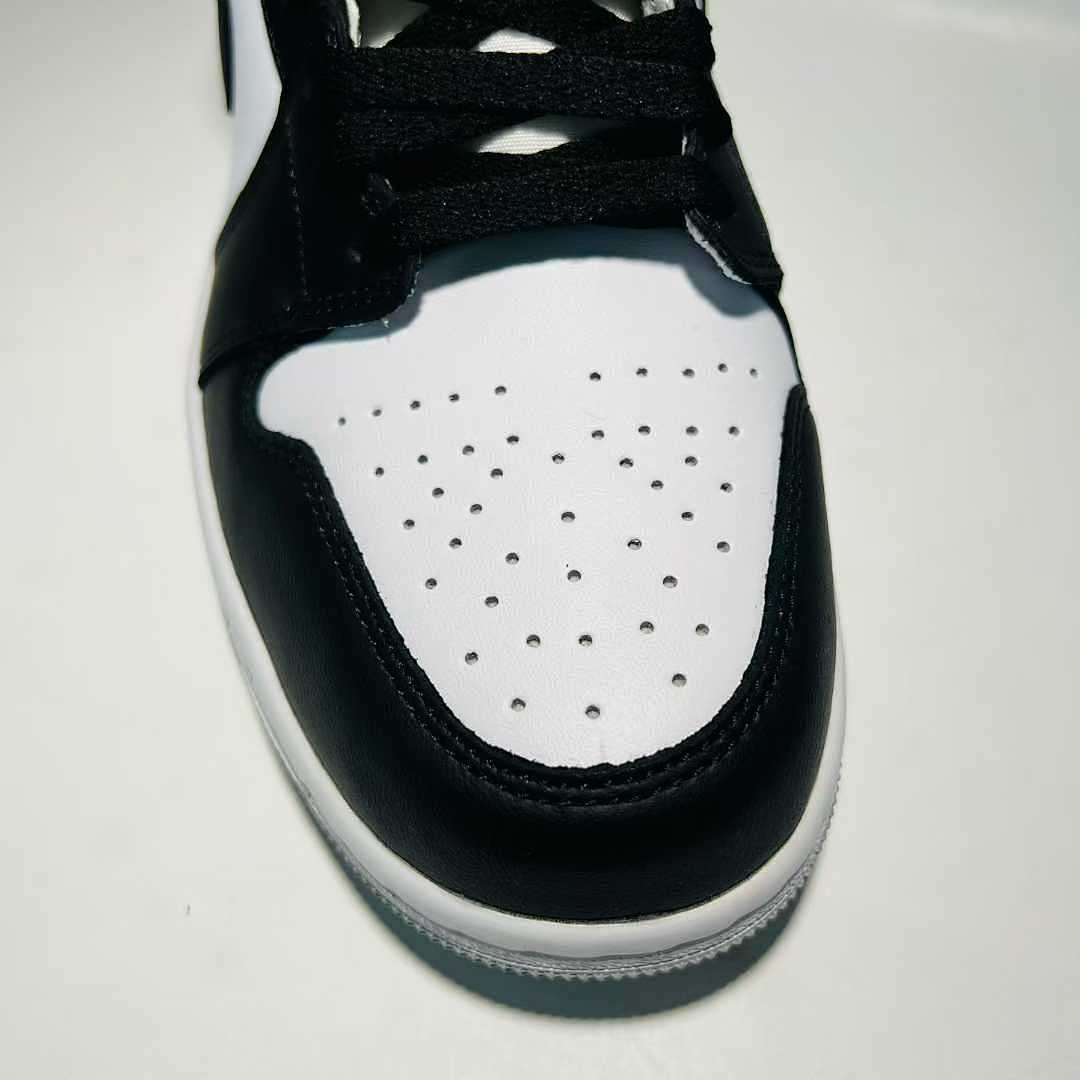 Nike Air Jordan 1 Mid Light Smoke Grey Black White (554724-078) Men's Women's Casual Athletic Sneakers Shoes