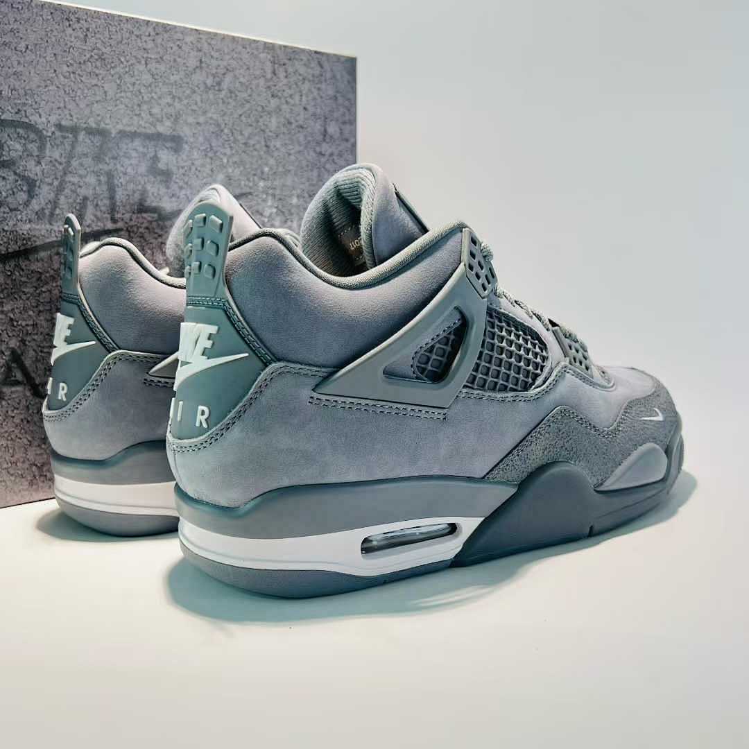 Kaws x Air Jordan 4 Retro Cool Grey 930155-003 Men's Sneakers