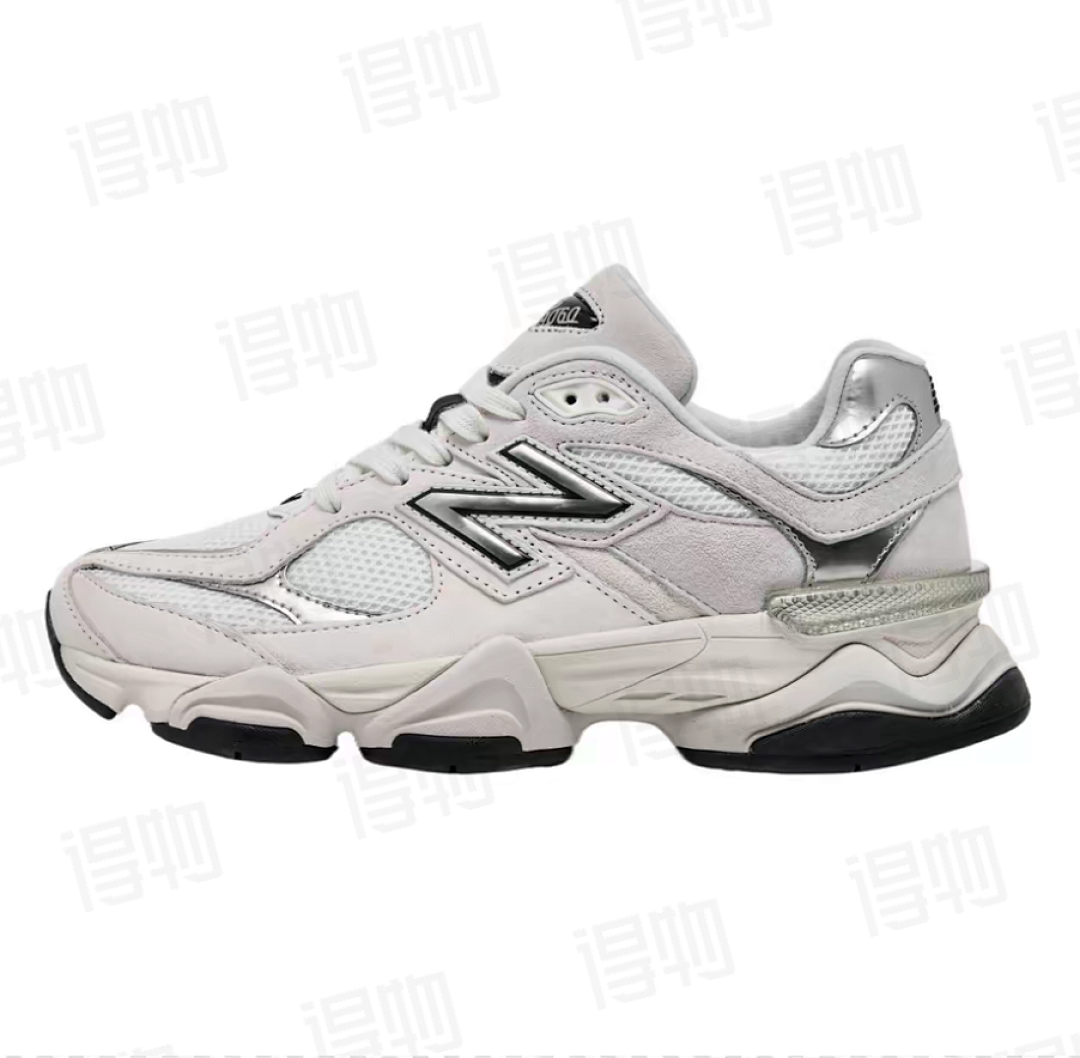 New Balance 9060 Sea Salt White Silver Grey Men's Women's Lifestyle Sneakers Shoes U9060MAC