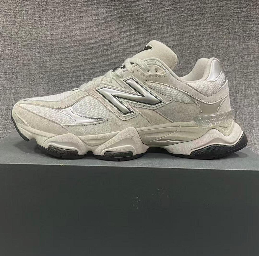 New Balance 9060 Sea Salt White Silver Grey Men's Women's Lifestyle Sneakers Shoes U9060MAC