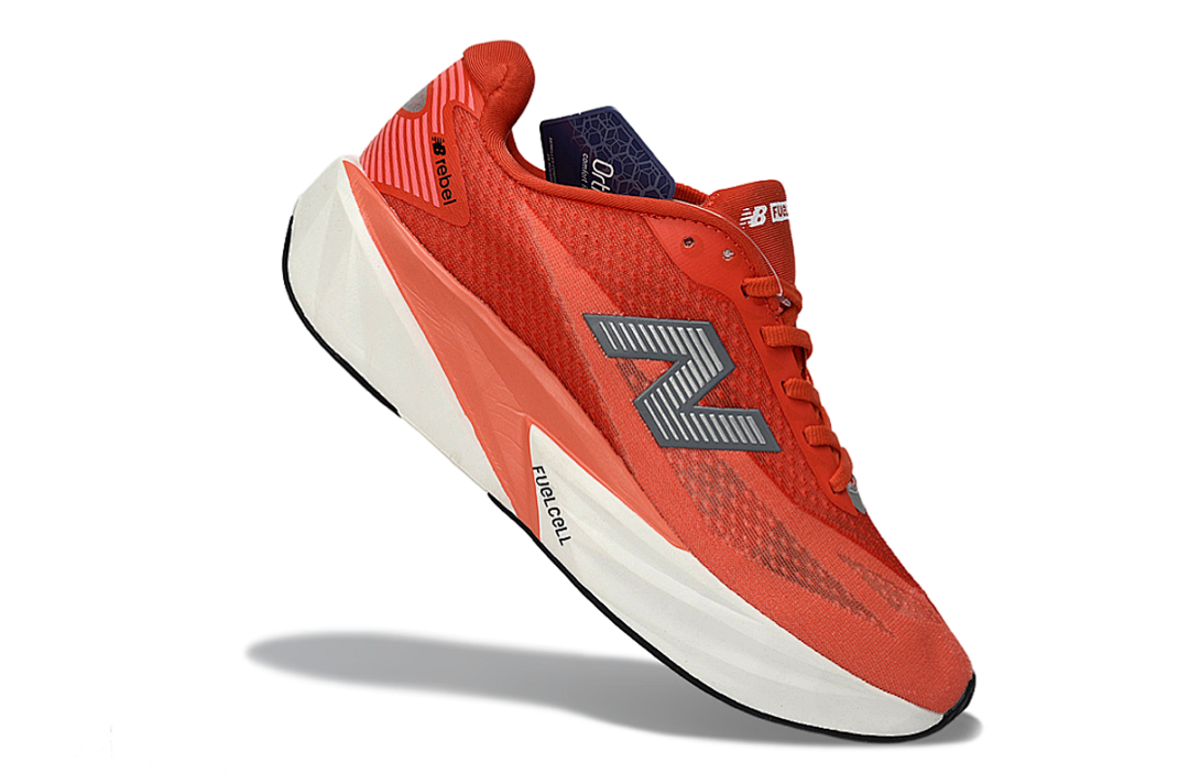 New Balance FuelCell Rebel v4 Men's Performance Running Shoes - Flame Orange