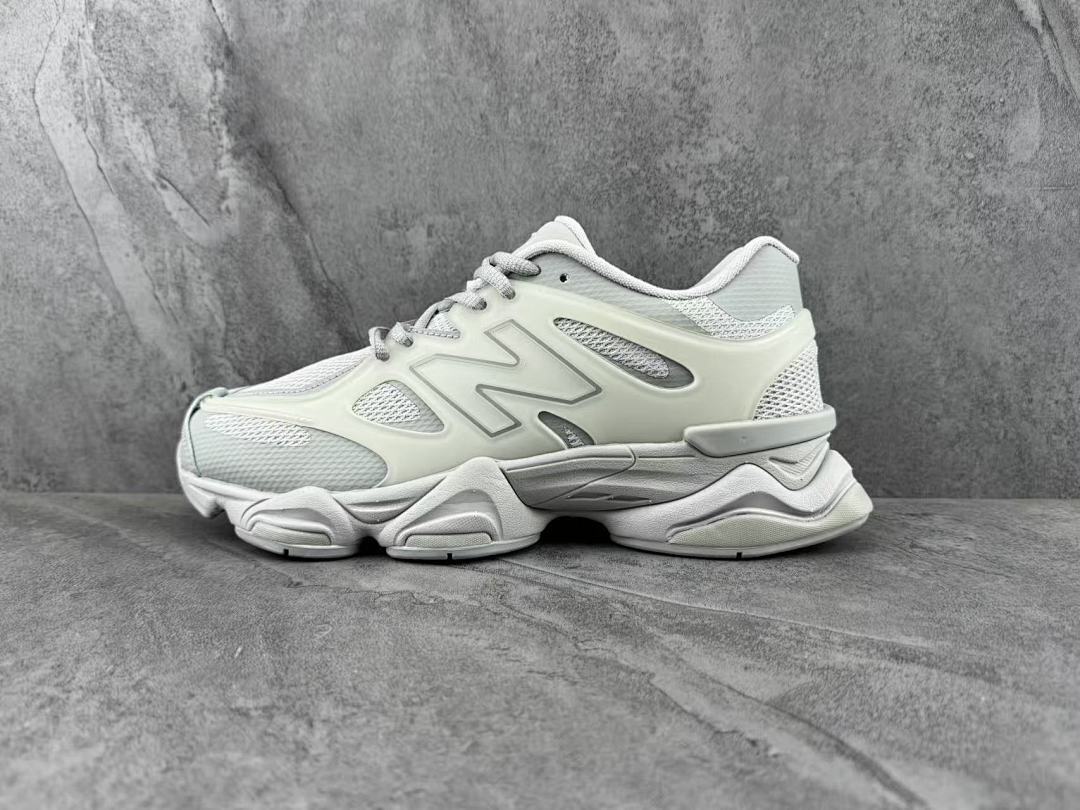 New Balance 9060 Sea Salt Grey White Trainers Sneakers Shoes U9060MAC