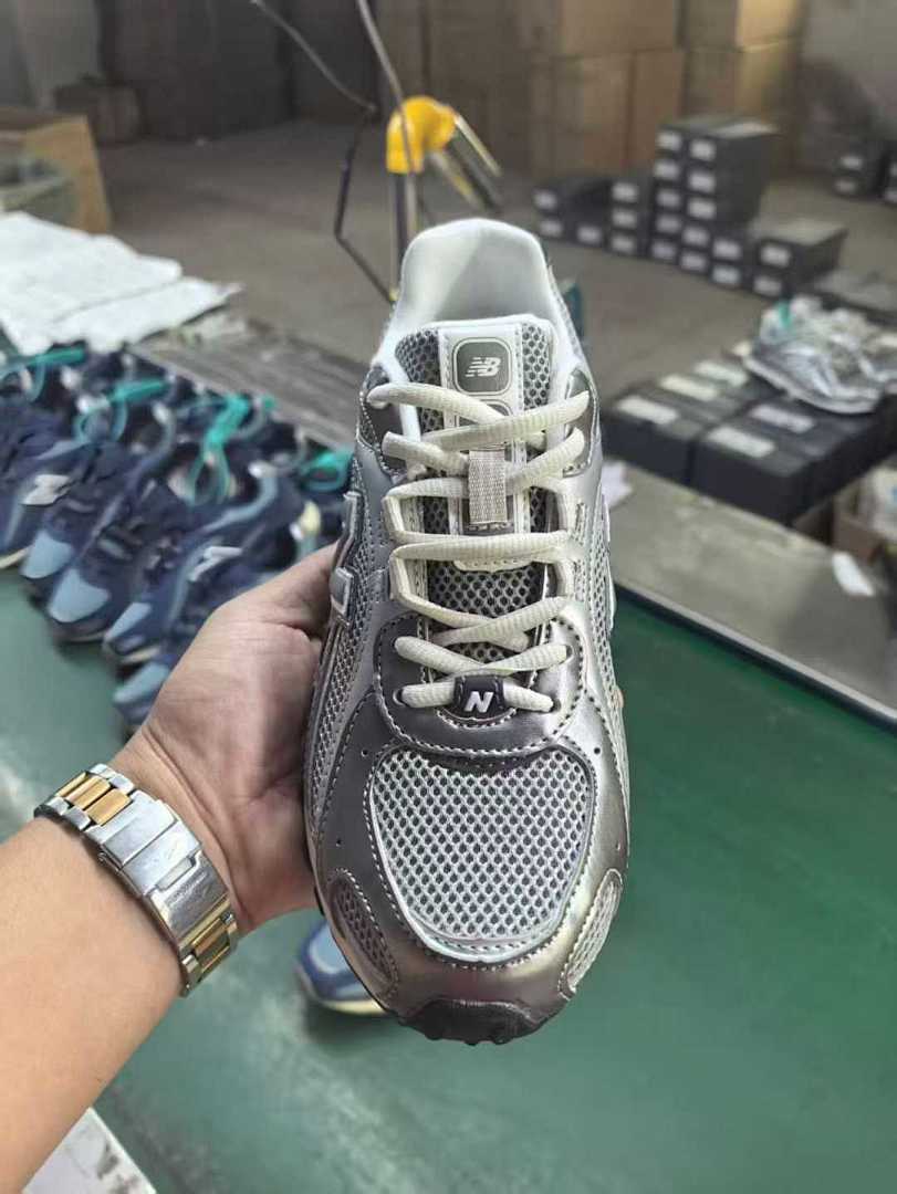 New Balance 2002R Silver Metallic Dark Grey Lifestyle Running Sneakers