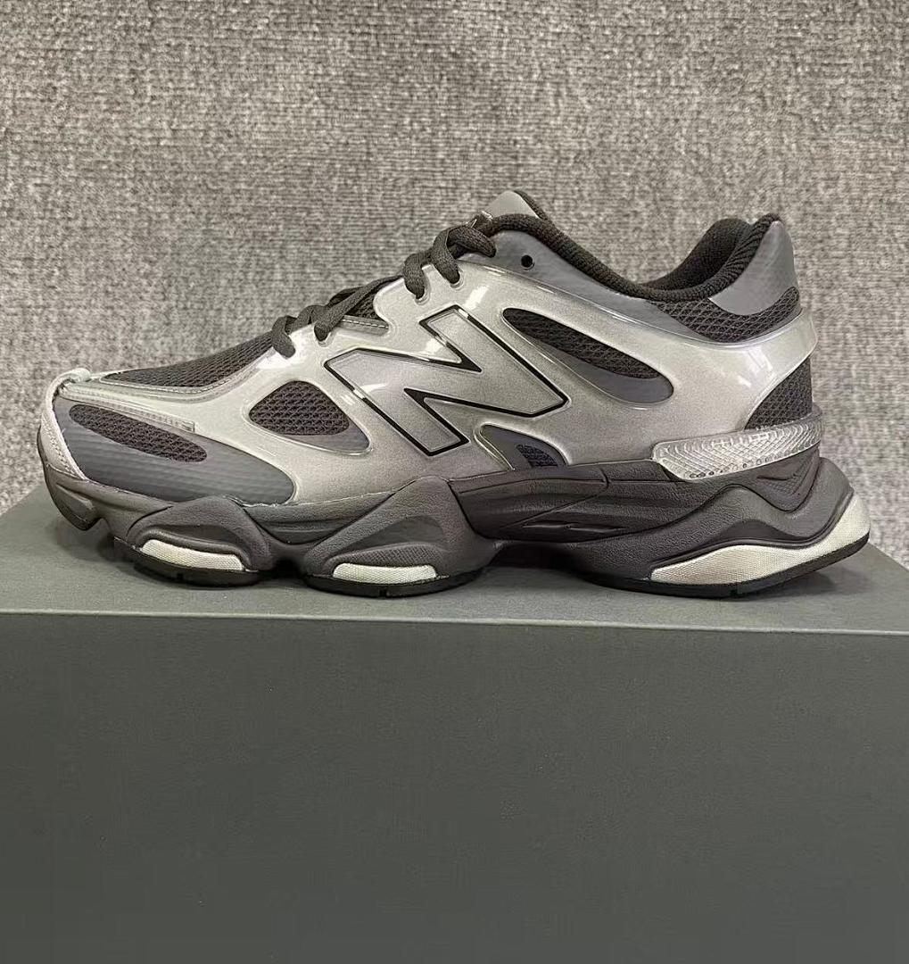 New Balance 9060 Metallic Silver U9060HSC Men's Lifestyle Running Sneakers Trainers Grey