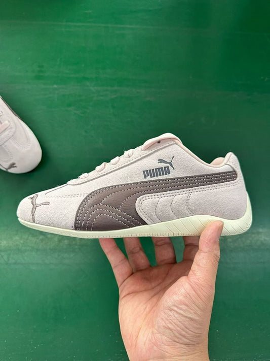 Puma Speedcat LS Suede Shoes Light Grey / Taupe