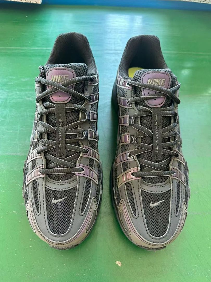 Nike P-6000 Black Metallic Dark Grey Iridescent Men's Women's Lifestyle Running Shoes Sneakers