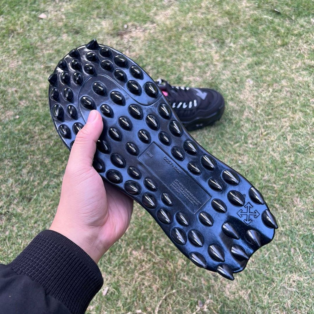 Off-White ODSY-1000 Black Grey Chunky Sneakers Men's Women's
