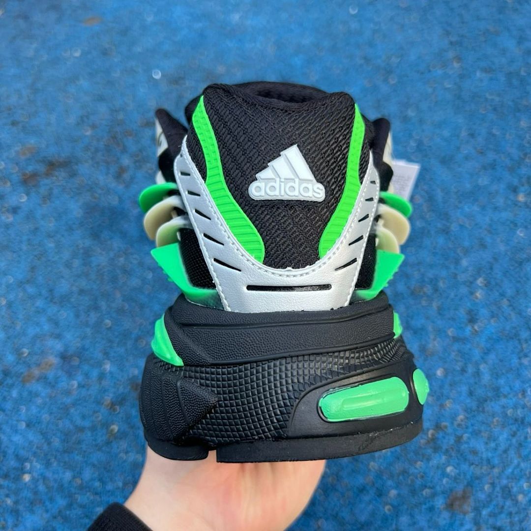Adidas Response CL Core Black Lucid Green Cloud White ID2176 Men's Women's Retro Running Shoes
