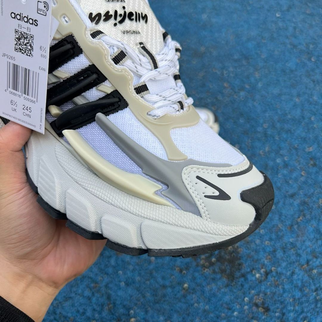 Adidas Response CL GZ1561 Cloud White Core Black Grey Two Men's Retro Running Lifestyle Sneakers Chunky White Black Grey Cream adiPRENE Shoes