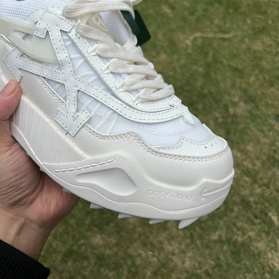 Off-White ODSY-1000 White Chunky Spike Sole Sneakers Men's Women's Trail Shoes OD-SY-1000