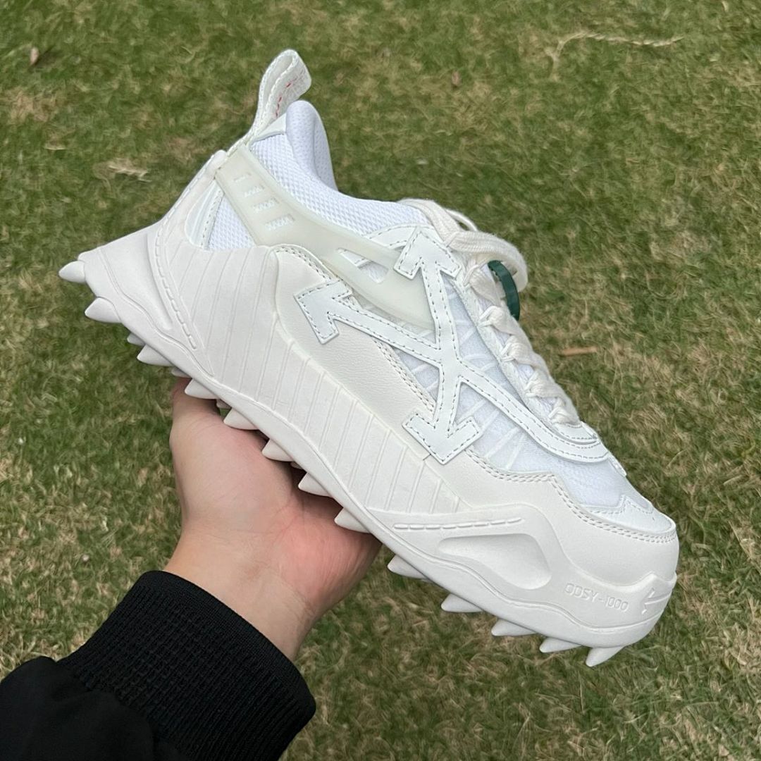 Off-White ODSY-1000 White Chunky Spike Sole Sneakers Men's Women's Trail Shoes OD-SY-1000