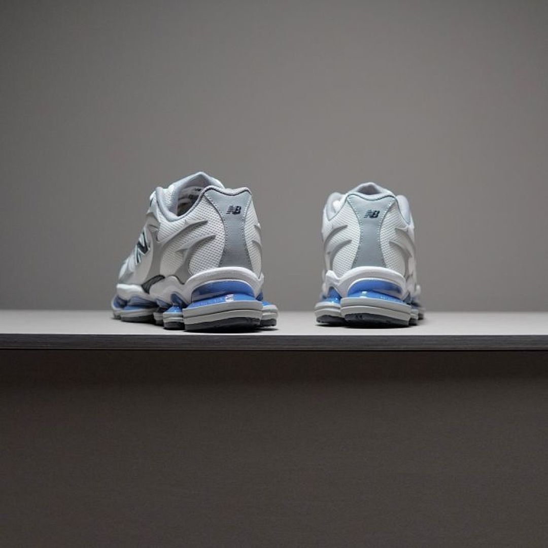 Custom New Balance N Mizuno Wave Prophecy LS White Sky Blue Lifestyle Sneakers