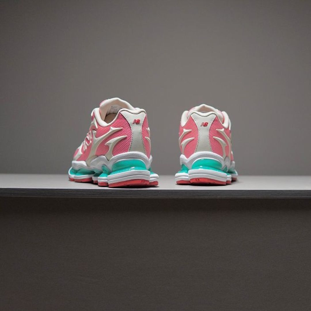 New Balance ARZWMD Pink Aqua White Chunky Retro Sneakers Shoes