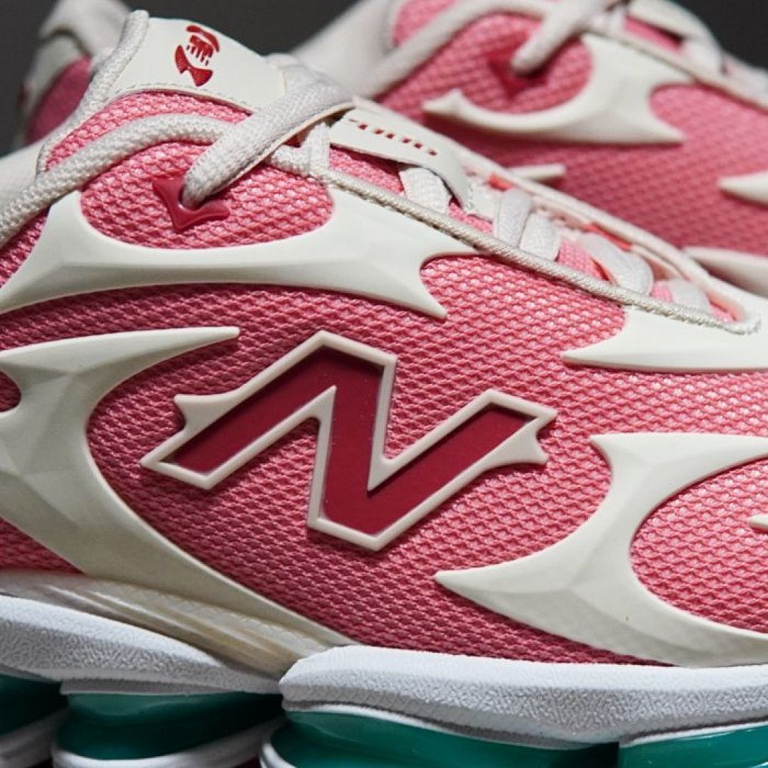 New Balance ARZWMD Pink Aqua White Chunky Retro Sneakers Shoes