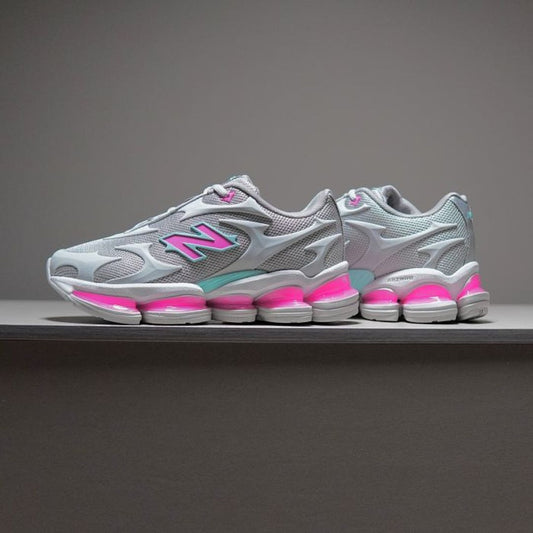 New Balance 1906R M1906RCD Castlerock with Pink and Light Arctic Grey Retro Running Shoes Lifestyle Sneakers Trainers