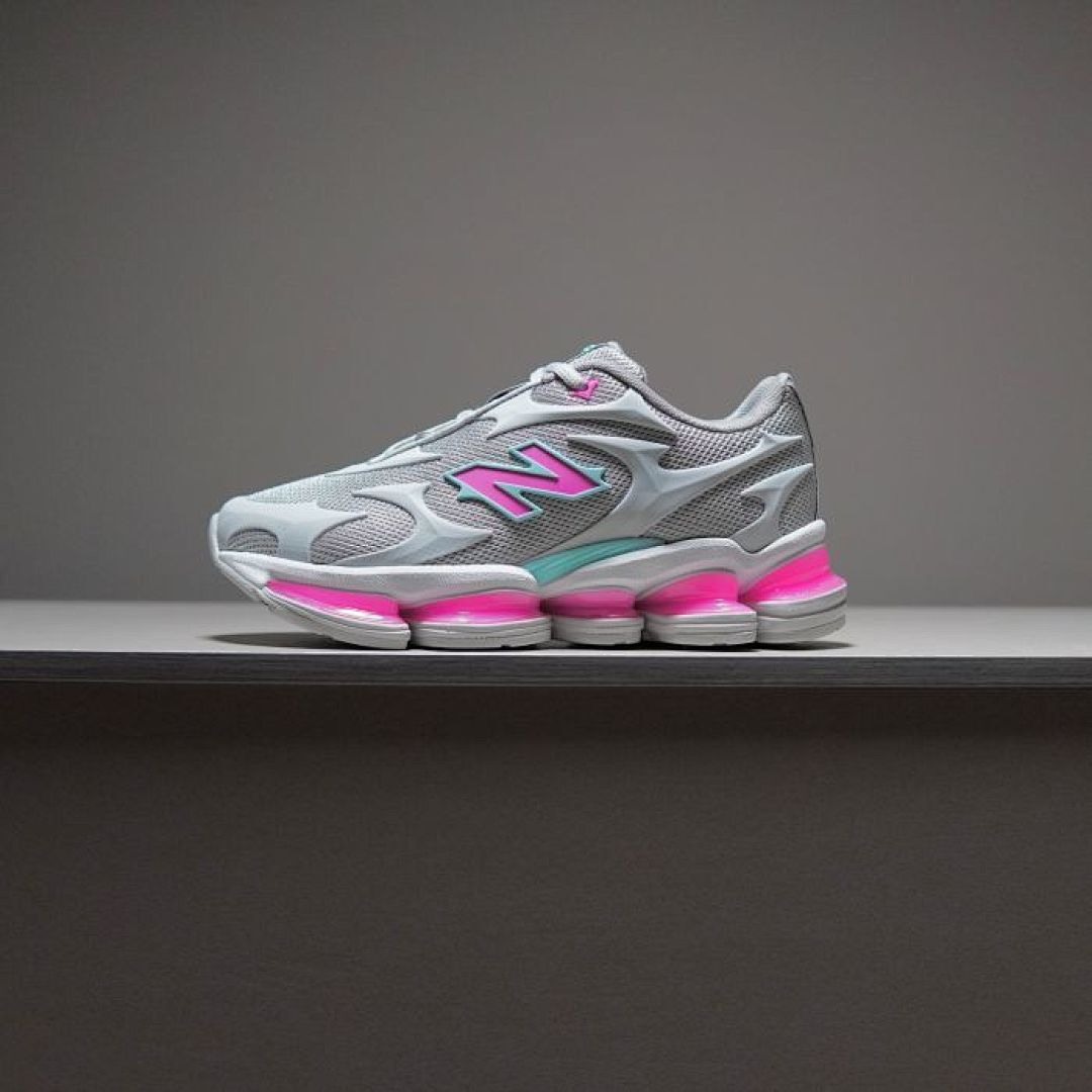 New Balance 1906R M1906RCD Castlerock with Pink and Light Arctic Grey Retro Running Shoes Lifestyle Sneakers Trainers