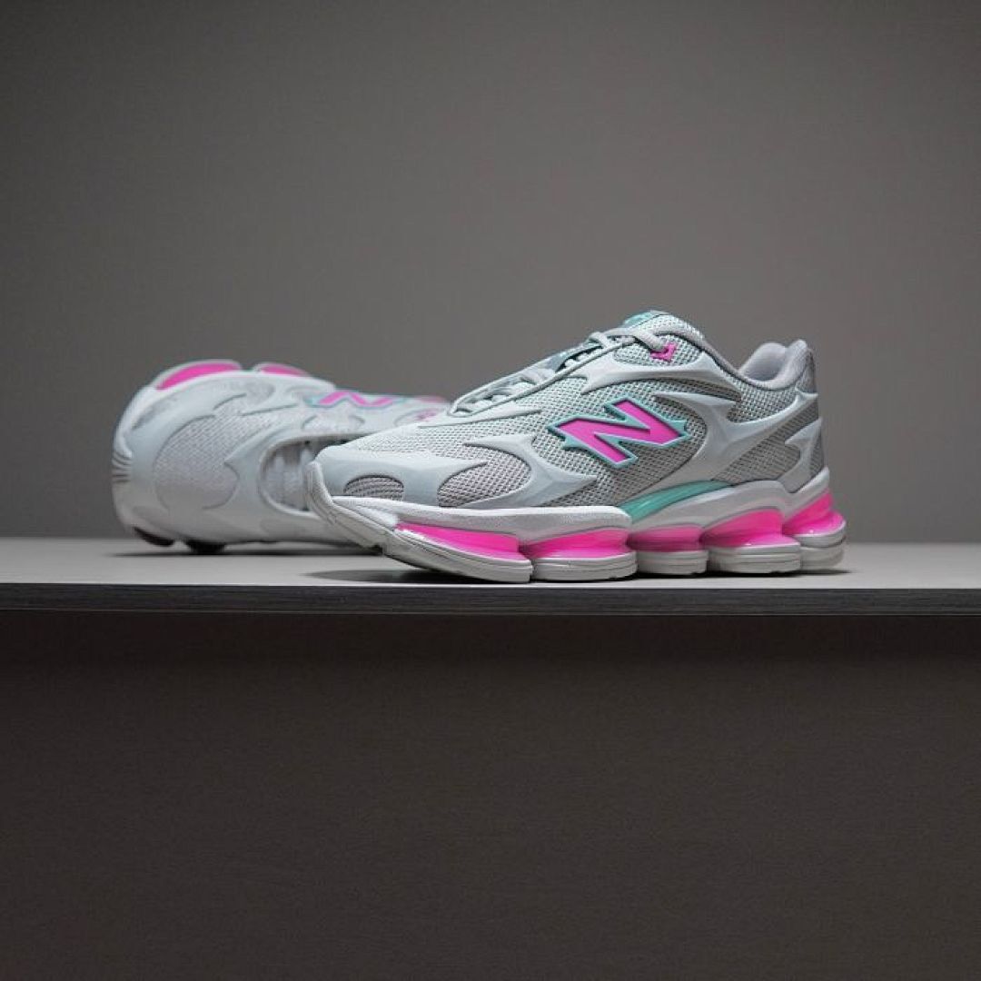 New Balance 1906R M1906RCD Castlerock with Pink and Light Arctic Grey Retro Running Shoes Lifestyle Sneakers Trainers