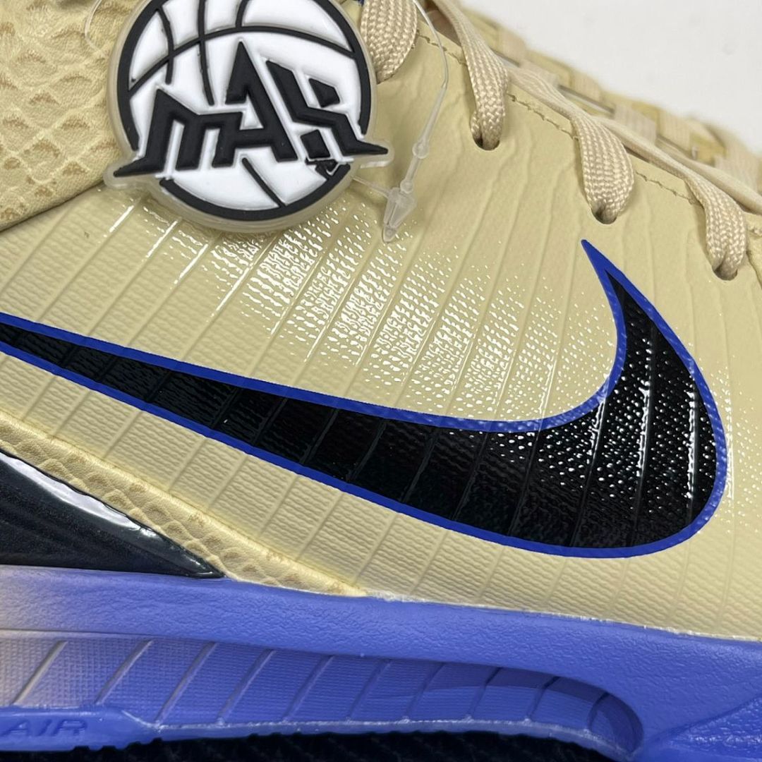 Nike Kobe 4 Protro "Philly" FV6325-100 Men's Basketball Shoes Sneakers Metallic Silver Varsity Royal Black Tan Gold Blue