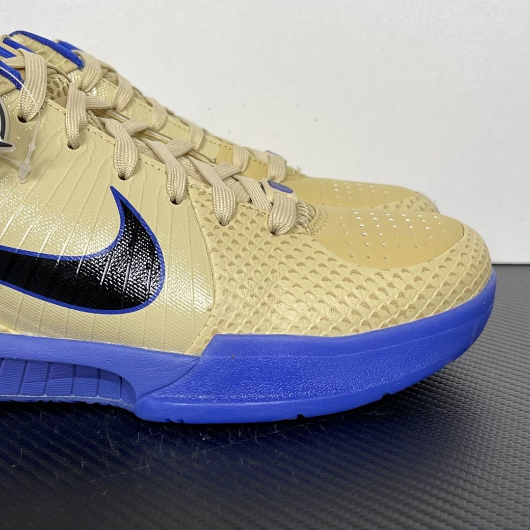 Nike Kobe 4 Protro "Philly" FV6325-100 Men's Basketball Shoes Sneakers Metallic Silver Varsity Royal Black Tan Gold Blue