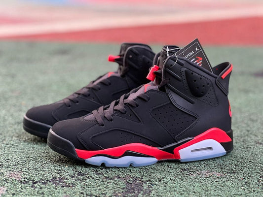 Nike Air Jordan 6 Retro "Black Infrared" Men's Basketball Sneakers 384664-060