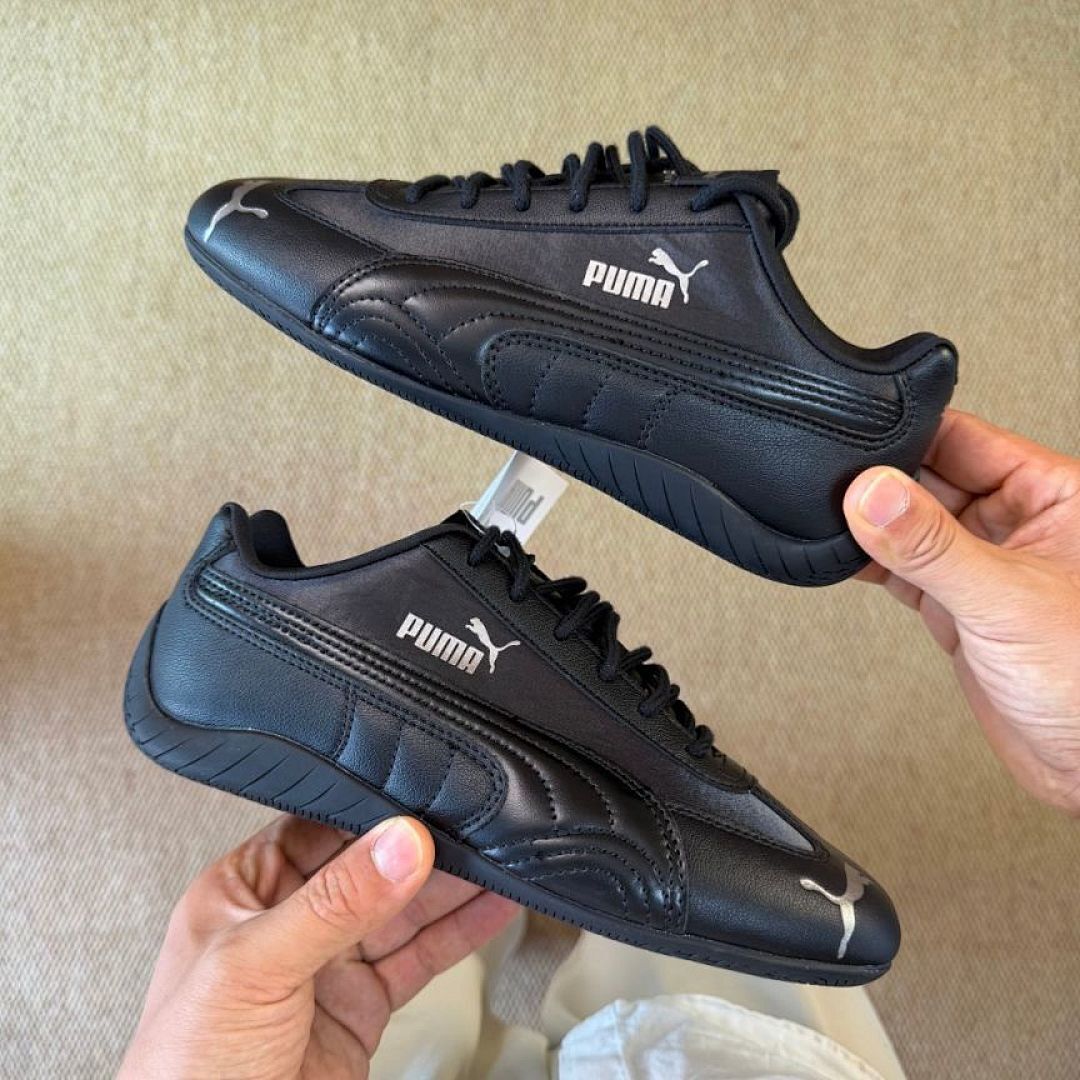 Puma Speedcat LS Men's Black Silver Driving Motorsport Lifestyle Sneakers
