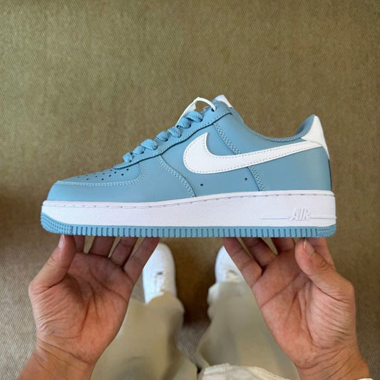 Nike Air Force 1 Low Oxygen Blue White Sneakers AF1 Shoes - Classic Light Blue Trainers for Men & Women Nike Air Force 1 Low 'Oxygen Blue' FQ8822-421
