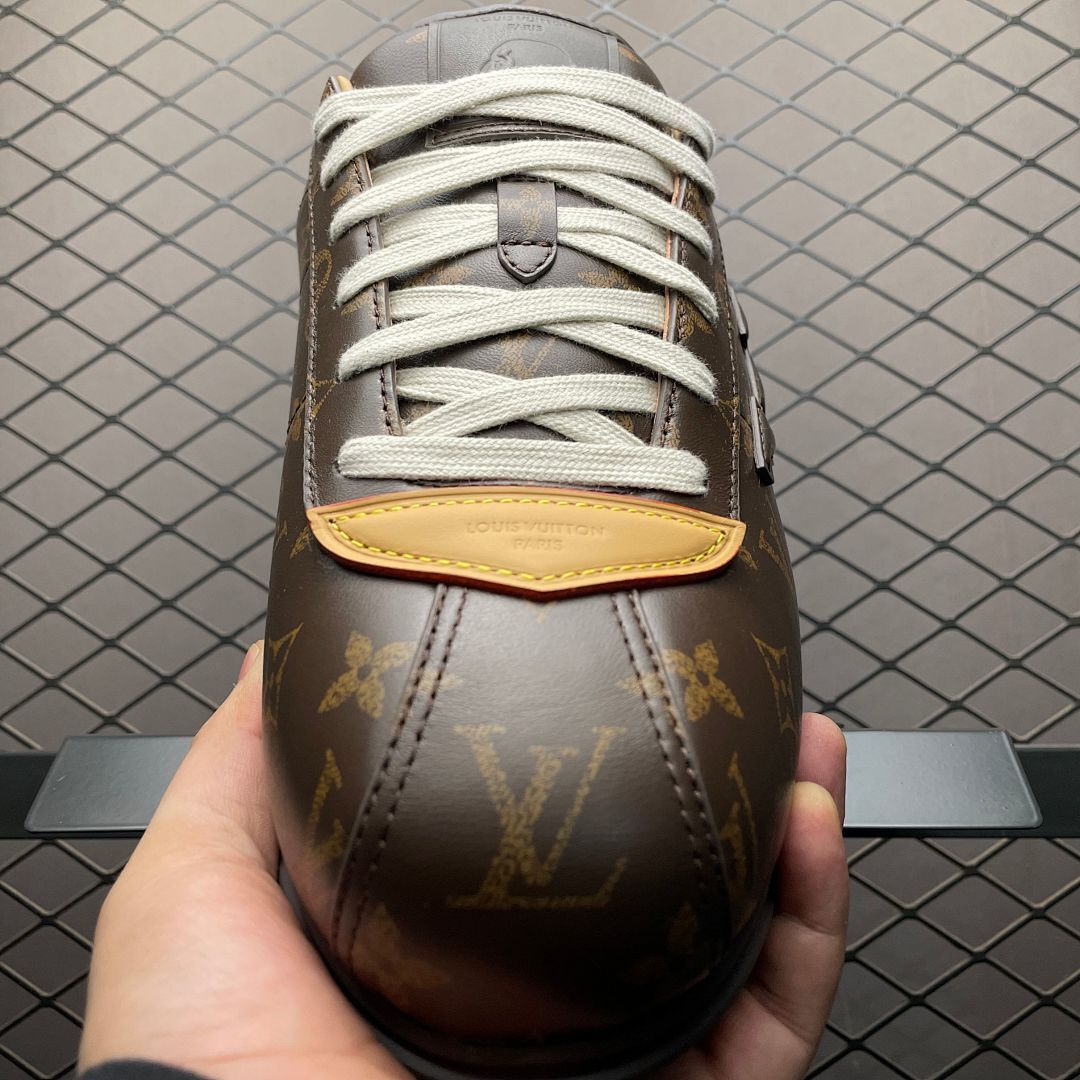 Louis Vuitton LV Runner Tatic Sneaker Monogram Canvas Brown M20721 Luxury Designer Men's Trainers Shoes