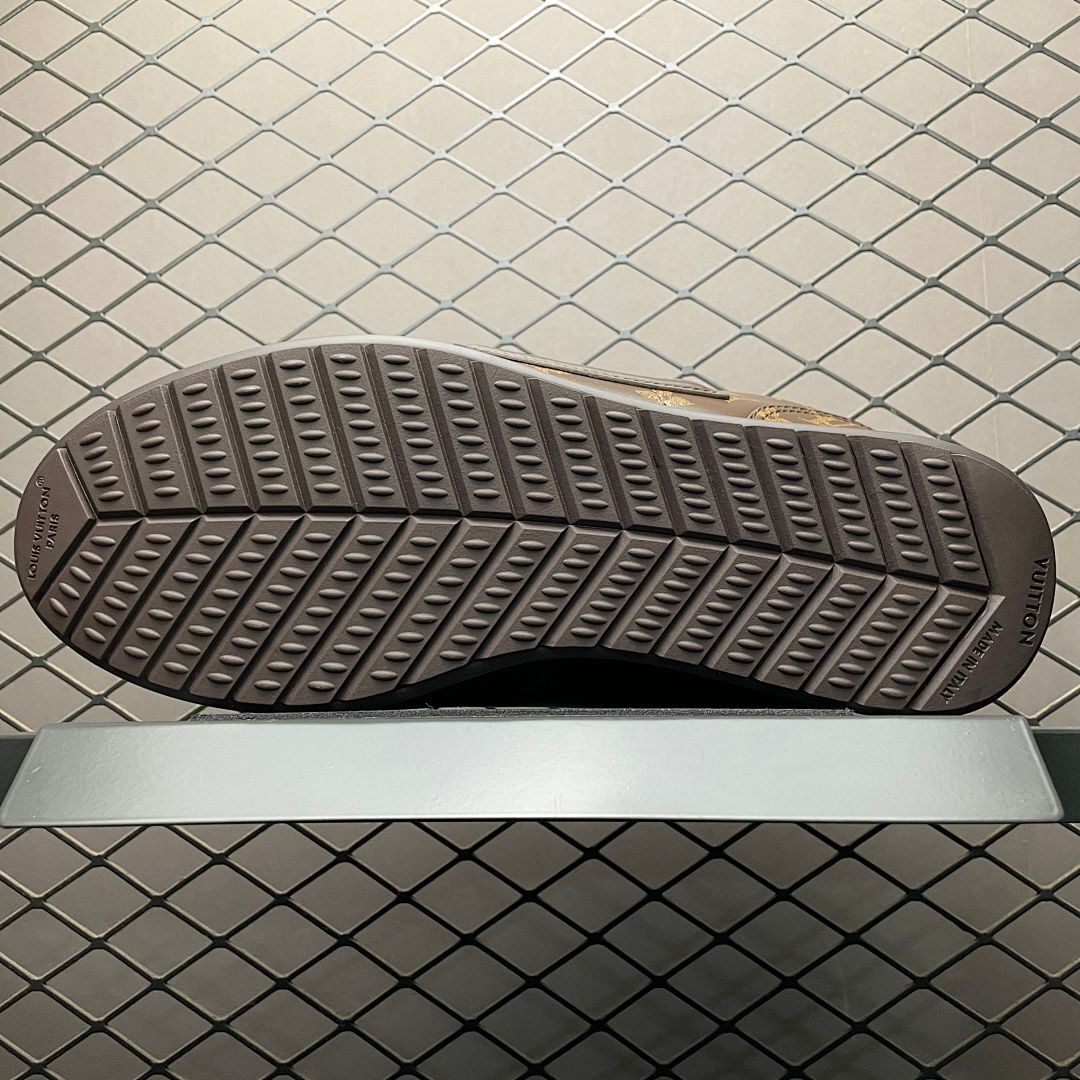 Louis Vuitton LV Runner Tatic Sneaker Monogram Canvas Brown M20721 Luxury Designer Men's Trainers Shoes