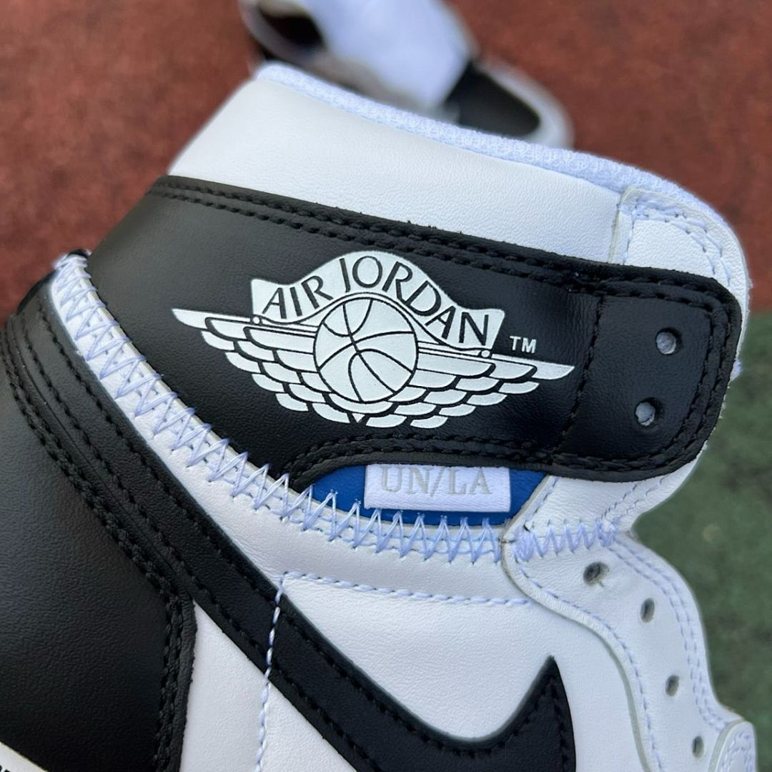 Nike Air Jordan 1 High OG Union x Fragment Design 'Black Toe' Sample Sneaker White Black Grey SP20-MNJDLS-735-CHRIS-HIROSHI Limited Edition Collaboration