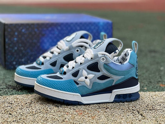 Louis Vuitton LV Trainer Sneaker Blue Galaxy