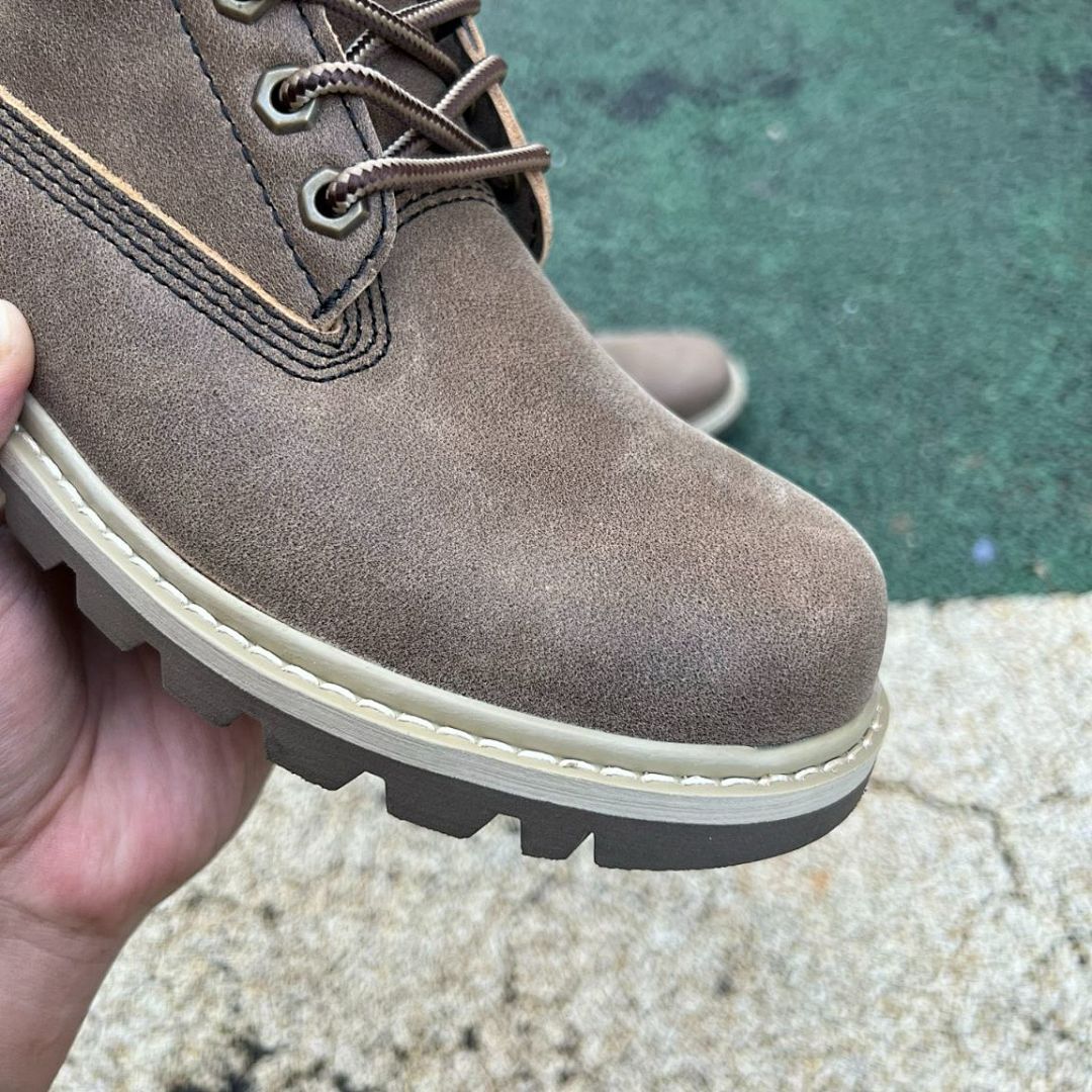 Caterpillar CAT Colorado Men's Brown Taupe Nubuck Leather Padded Collar Ankle Work Boots