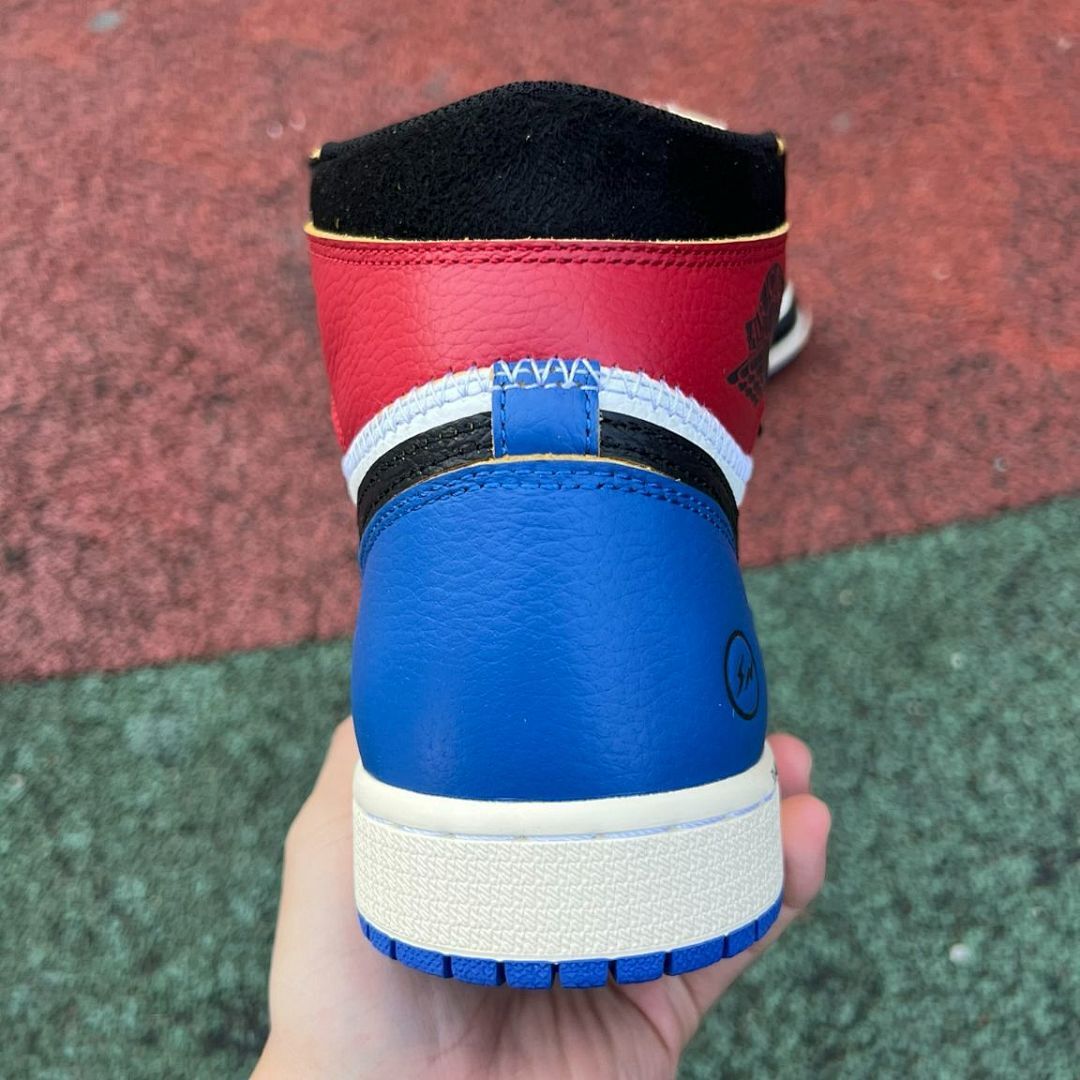 Nike Air Jordan 1 Retro High OG Union LA "Storm Blue" White Varsity Red Black BV1300-100 Men's Sneakers Shoes Limited Edition