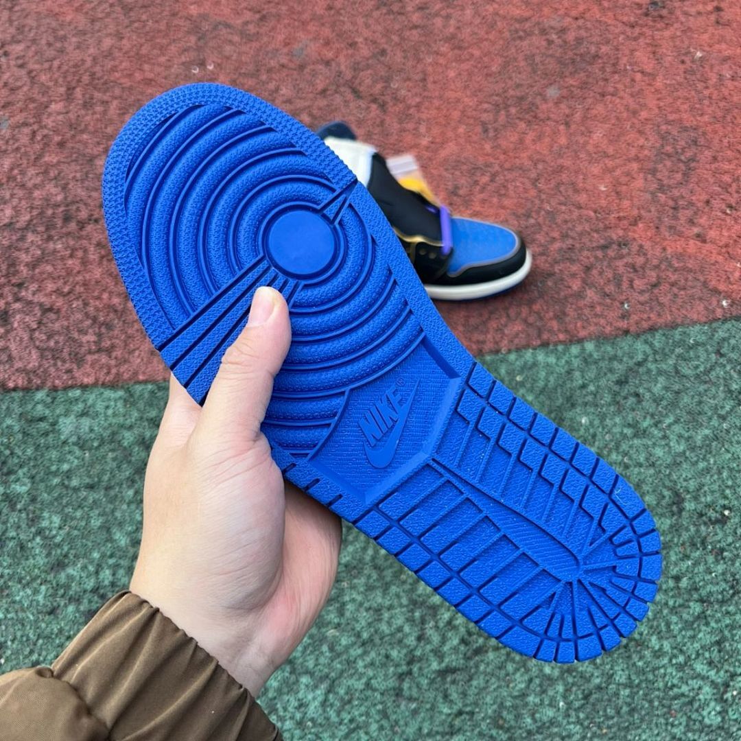 Air Jordan 1 Retro High OG SP Union LA x Fragment Design Royal Blue Black Toe Sample Men's Sneaker (SP26-MNJDLS-473-CHRIS-HIROSHI / TOOLINGCODE: AJ1-NTBF-J-005)