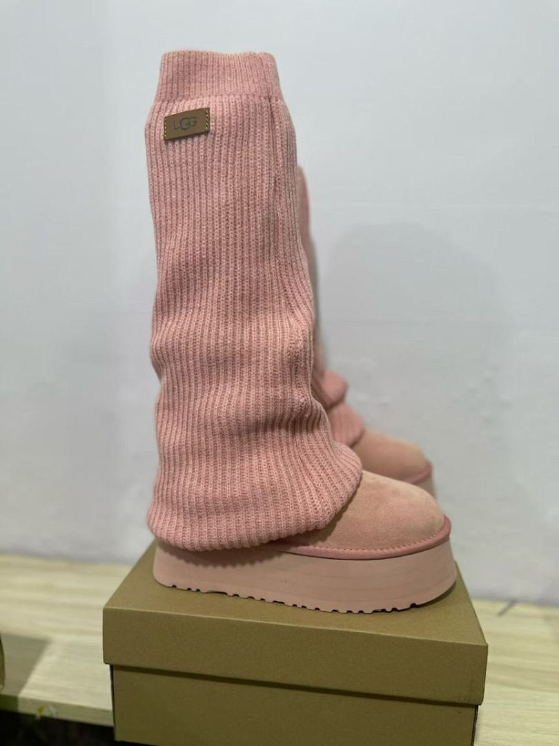 UGG Women's Classic Ultra Mini Platform Boots Rose Suede Style 1135092