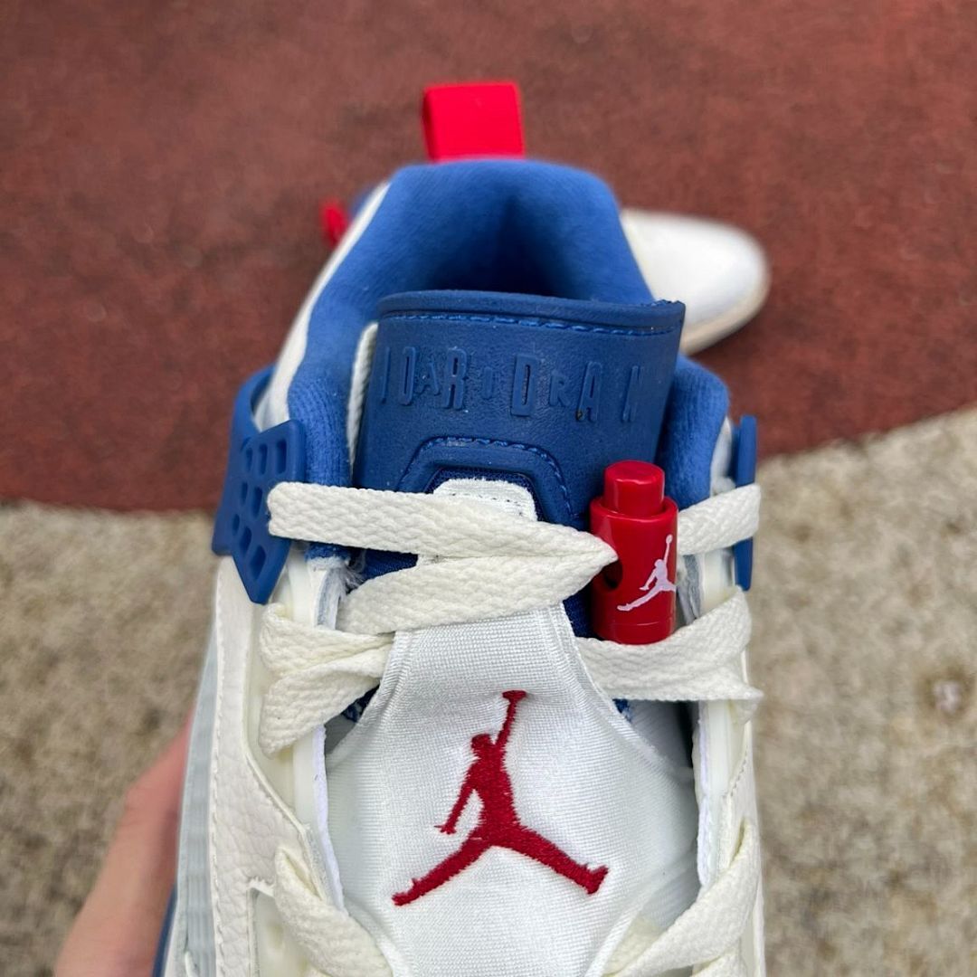 Air Jordan Spizike Low 'Deep Royal Blue' White Varsity Red Men's Sneakers FQ3606-100